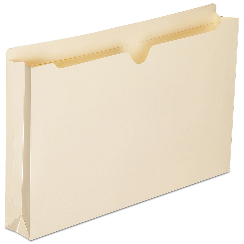 AbilityOne 7530016321021, SKILCRAFT Manila File Jacket, Straight Tab, Legal Size, Manila, 50/Box