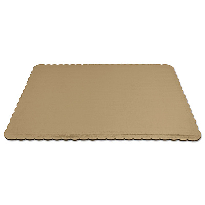SCT Gold Cake Pads, 1/2 Sheet, 14 x 19, Gold, Paper, 100/Carton (SCH1650)