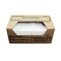 Chicopee Durawipe Shop Towels, 13 x 15, Flat, White, 300/Carton (CHI8483)