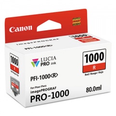 Canon 0554C002 (PFI-1000) Lucia Pro Ink, Red