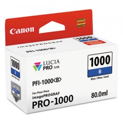 Canon 0555C002 (PFI-1000) Lucia Pro Ink, Blue