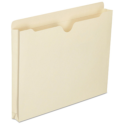 AbilityOne 7530016321013, SKILCRAFT Manila File Jacket, Straight Tab, Letter Size, Manila, 50/Box