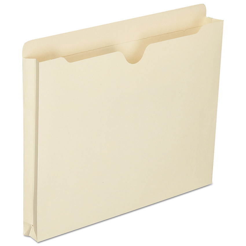 AbilityOne 7530016321013, SKILCRAFT Manila File Jacket, Straight Tab, Letter Size, Manila, 50/Box