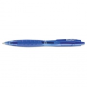 AbilityOne 7520016451147 SKILCRAFT VISTA Ballpoint Pen, Retractable, Bold 1.4 mm, Blue Ink, Translucent Blue Barrel, Dozen