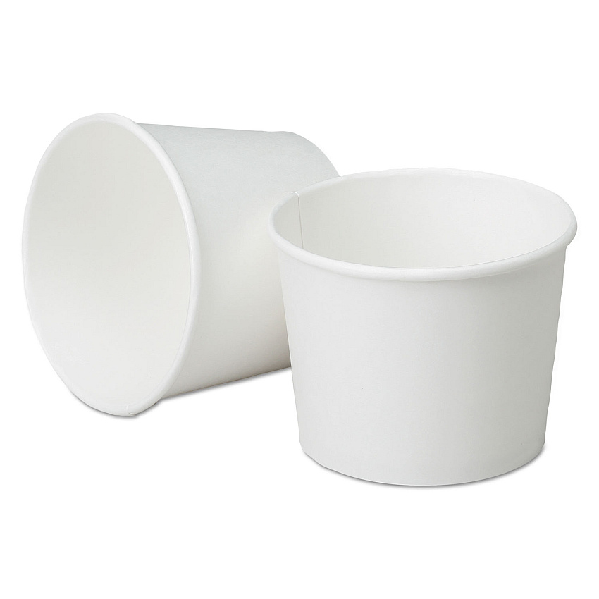 AbilityOne 7350006414518, SKILCRAFT Squat Disposable Paper Cups, White, 12 oz, 1,200/Box