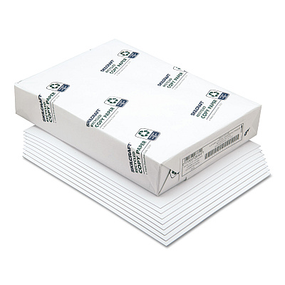 AbilityOne 7530014125168, SKILCRAFT Xerographic Paper, 92+ Bright, 20 lb Bond Weight, A4, White, 500 Sheets/Ream, 10 Reams/Carton