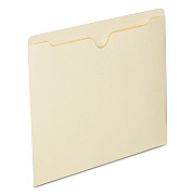 AbilityOne 7530016321016, SKILCRAFT Manila File Jacket, Straight Tab, Letter Size, Manila, 100/Box