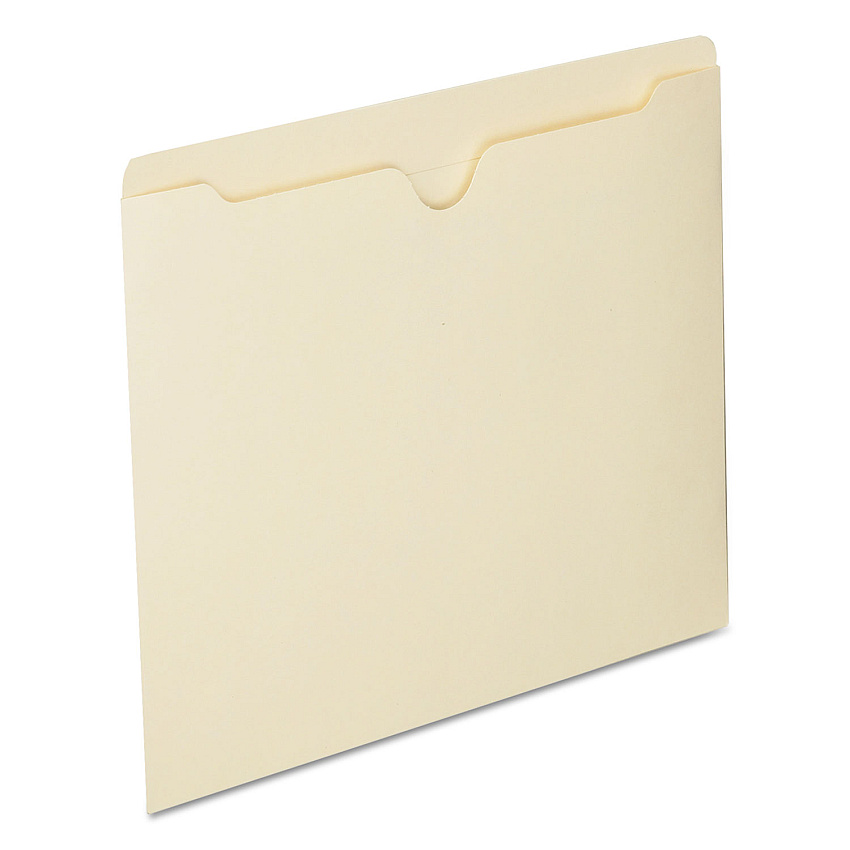 AbilityOne 7530016321016, SKILCRAFT Manila File Jacket, Straight Tab, Letter Size, Manila, 100/Box
