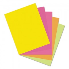Pacon ARRAY CARD STOCK, 65LB, 8.5 X 11, ASSORTED HYPER COLORS, 50/PACK (101161)