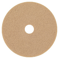 3M Ultra High-Speed Floor Burnishing Pads 3400, 20" Diameter, Tan, 5/Carton (MMM05606)