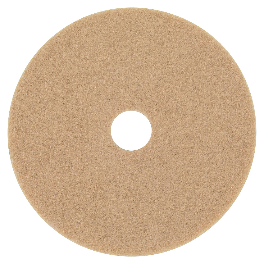 3M Ultra High-Speed Floor Burnishing Pads 3400, 20" Diameter, Tan, 5/Carton (MMM05606)