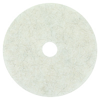 3M Ultra High-Speed Natural Blend Floor Burnishing Pads 3300, 20" Diameter, White, 5/Carton (MMM18210)