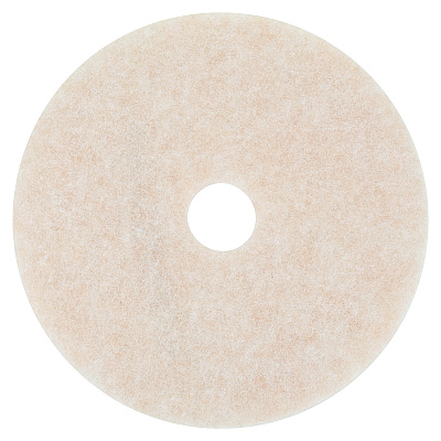 3M Ultra High-Speed TopLine Floor Burnishing Pads 3200, 20" Diameter, White/Amber, 5/Carton (MMM18066)