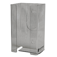 San Jamar Clear Plexiglas Disposable Glove Dispenser, 1-Box, Plexiglas, Clear, 5.5 x 3.75 x 10 (SJMG0803)