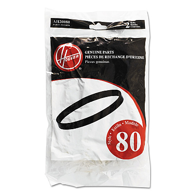 Hoover Commercial Replacement Belt for Elite Rewind Bagless Upright Vacuum Cleaner, 2/Pack (AH20080)