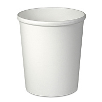 Solo Flexstyle Double Poly Paper Containers, 32 oz, White, Paper, 25/Pack, 20 Packs/Carton (SCCH4325U)
