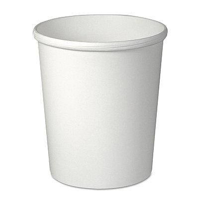 Solo Flexstyle Double Poly Paper Containers, 32 oz, White, Paper, 25/Pack, 20 Packs/Carton (SCCH4325U)