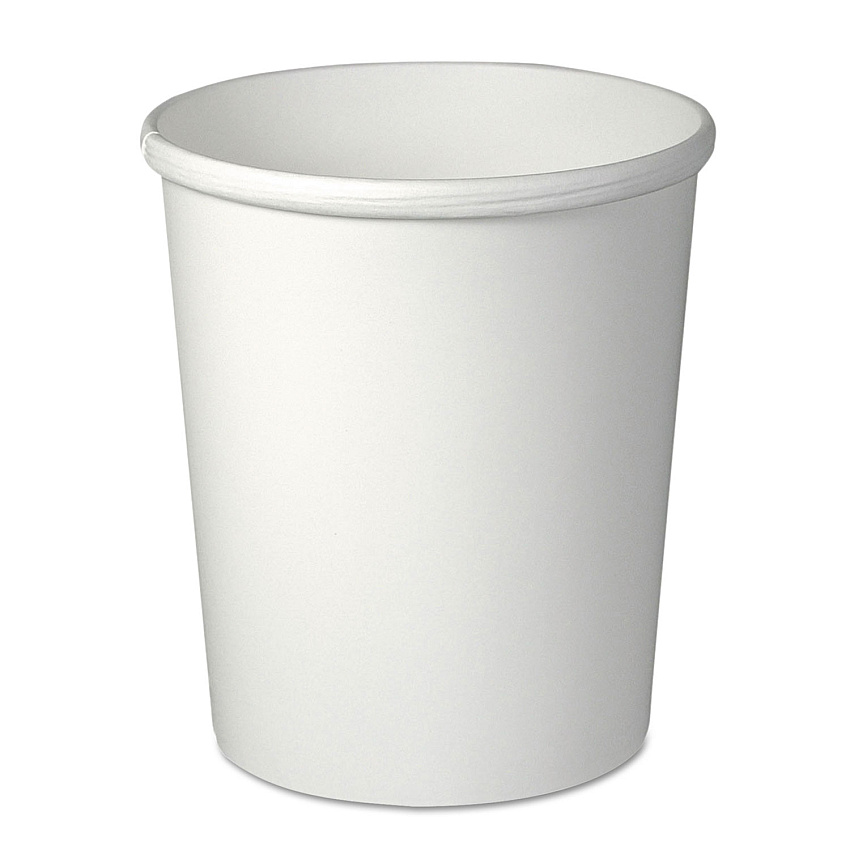 Solo Flexstyle Double Poly Paper Containers, 32 oz, White, Paper, 25/Pack, 20 Packs/Carton (SCCH4325U)