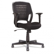 OIF Swivel/Tilt Mesh Task Chair, Supports Up to 250 lb, 17.71" to 21.65" Seat Height, Black (EM4817)