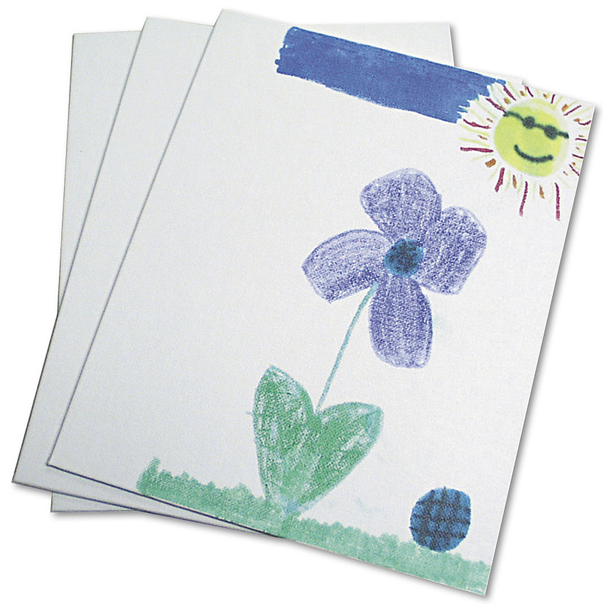 Art Street Canvas Panel, 12 x 9,  0.13 Thick, White, 3/Pack (CKC6052)