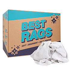 W68 Shop Towel Terry Wipers White 50lb Box (N-W68-50)