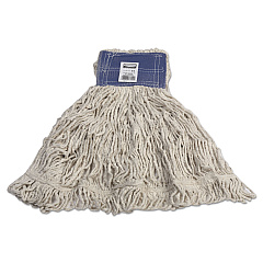 Rubbermaid Commercial Super Stitch Blend Mop, Cotton/Synthetic, X-Large, White, 6/Carton (RCPD25406WHICT)