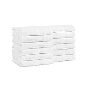 Host & Home Washcloth 13x13 White, Pack Of 12 (P-WC-HH-1313-WH)