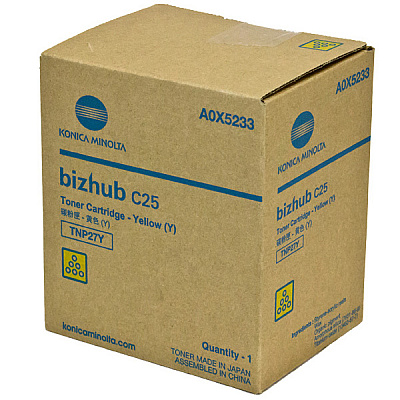 Konica Minolta Toner Cartridge (A0X5233 TNP27Y) (A0X5233, TNP27Y)