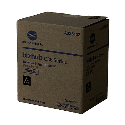 Konica Minolta Toner Cartridge (A0X5132 TNP22K) (A0X5132, TNP22K)