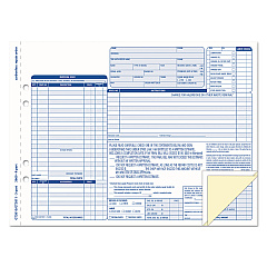 TOPS Auto Repair Four-Part Order Form, Four-Part Carbonless, 11 x 8.5, 50 Forms Total (TOP3869)