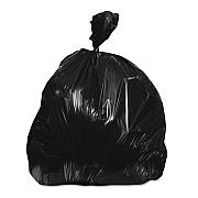 Heritage Linear Low-Density Can Liners, 10 gal, 0.9 mil, 24" x 23", Black, 500/Carton (HERH4823TK)