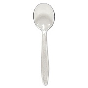 Dart Guildware Extra Heavyweight Plastic Cutlery, Soup Spoons, Clear, 1000/carton (SCCGDC8SS)