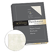 Southworth Parchment Specialty Paper, 65 lb Cover Weight, 8.5 x 11, Ivory, 100/Box (SOUZ980CK)