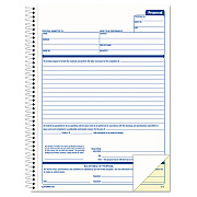 TOPS Spiralbound Proposal Form Book, Two-Part Carbonless, 11 x 8.5, 50 Forms Total (TOP41850)
