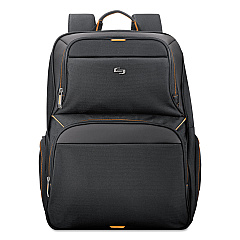Solo Urban Backpack, Fits Devices Up to 17.3", Polyester, 12.5 x 8.5 x 18.5, Black (USLUBN7014)
