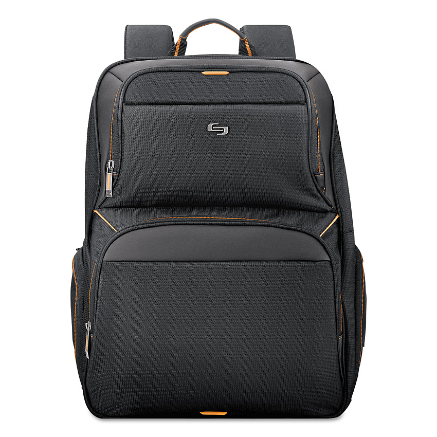 Solo Urban Backpack, Fits Devices Up to 17.3", Polyester, 12.5 x 8.5 x 18.5, Black (USLUBN7014)