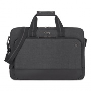 Solo Urban Slimbrief, Fits Devices Up to 15.6", Polyester, 16" x 3" x 11.5", Gray (UBN11010)