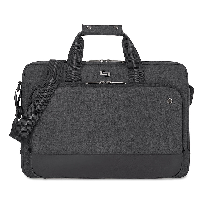 Solo Urban Slimbrief, Fits Devices Up to 15.6", Polyester, 16" x 3" x 11.5", Gray (USLUBN11010)