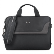 Solo Pro Slim Brief, Fits Devices Up to 14.1", Polyester, 14 x 1.5 x 10.5, Black (CLA1124)