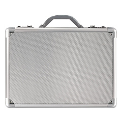 Solo Pro Attache, Fits Devices Up to 17.3", Aluminum, 18 x 5 x 13, Titanium (USLAC10010)