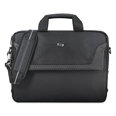 Solo Pro Slim Brief, Fits Devices Up to 16", Polyester, 15.5 x 2 x 11.5, Black (USLCLA1164)