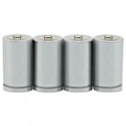 AbilityOne 6135014468310, Alkaline D Batteries, 4/Pack