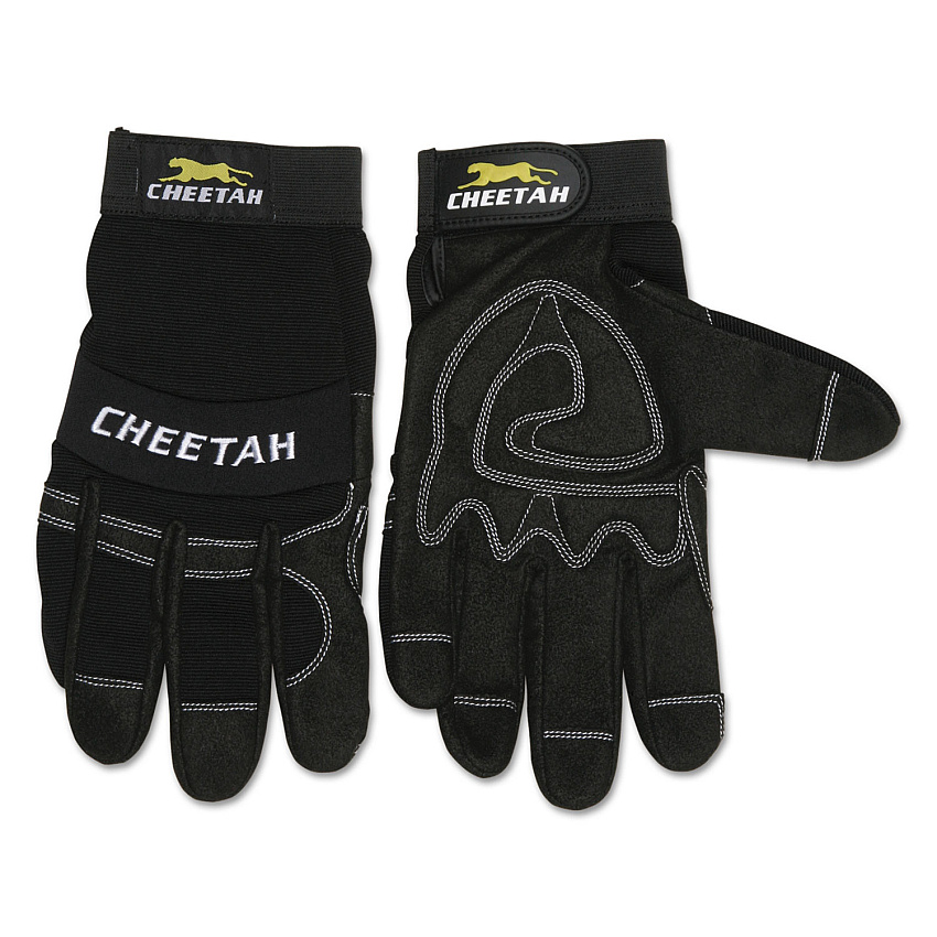 MCR Safety Cheetah 935CH Gloves, Small, Black (CRW935CHS)