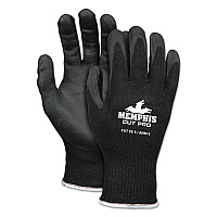 MCR Safety Cut Pro 92720NF Gloves, X-Large, Black, HPPE/Nitrile Foam (CRW92720NFXL)