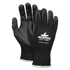 MCR Safety Cut Pro 92720NF Gloves, X-Large, Black, HPPE/Nitrile Foam (CRW92720NFXL)