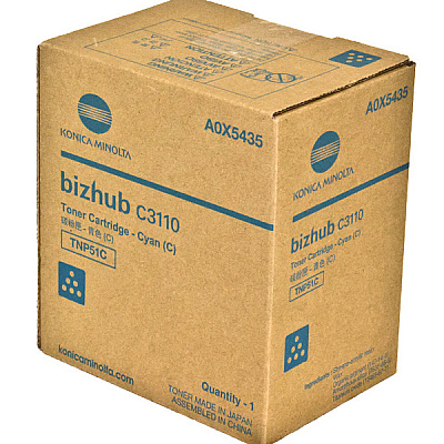 Konica Minolta Toner Cartridge (A0X5435 TNP51C) (A0X5435, TNP51C)