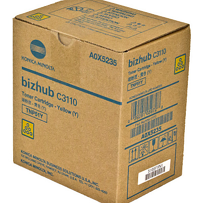 Konica Minolta Toner Cartridge (A0X5235 TNP51Y) (A0X5235, TNP51Y)
