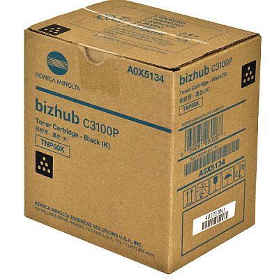 Konica Minolta Toner Cartridge (A0X5134 TNP50K) (A0X5134, TNP50K)