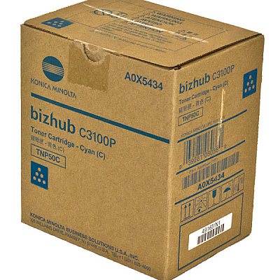 Konica Minolta Toner Cartridge (A0X5434 TNP50C) (A0X5434, TNP50C)