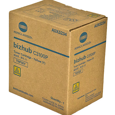 Konica Minolta Toner Cartridge (A0X5234 TNP50Y) (A0X5234, TNP50Y)